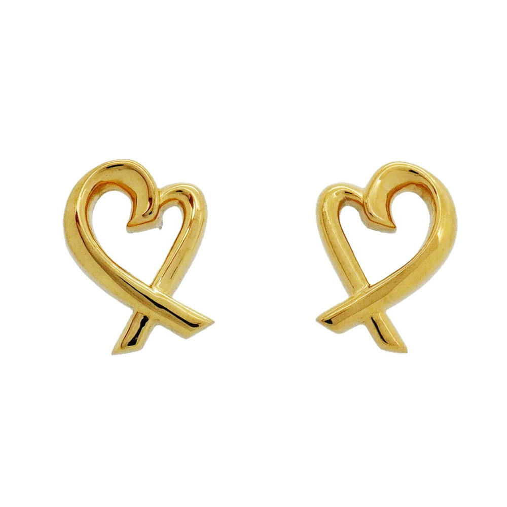 Tiffany & Co. Loving Heart Earrings, 18K Yellow Gold, Women's, OP024794